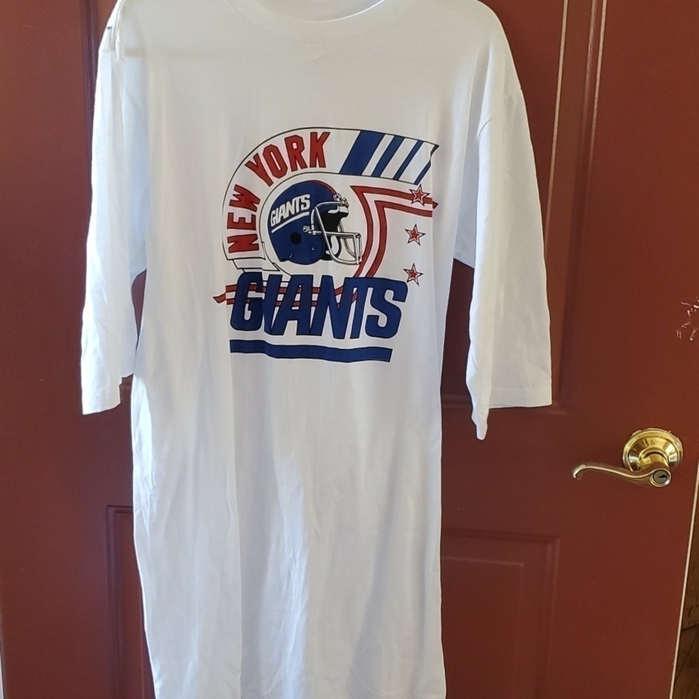 NFL VTG Grandover white NY Giant sleep shirt S/M NWT